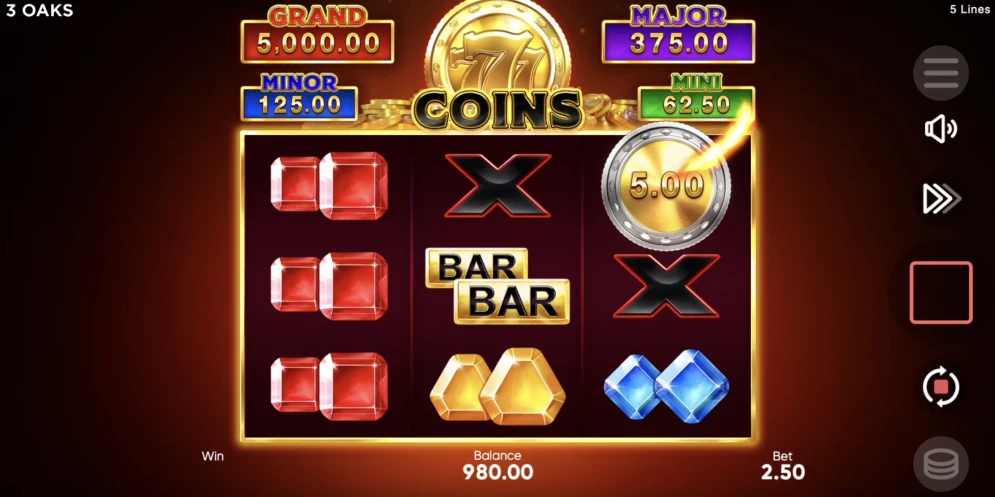 777 Coins gameplay